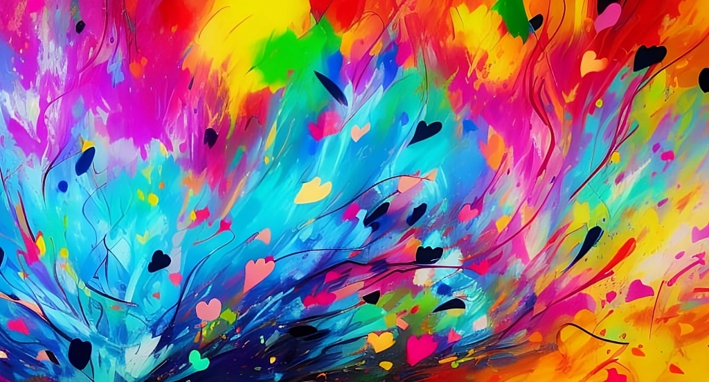 Astratto di cuori