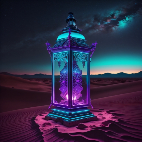 Lanterna colori al neon