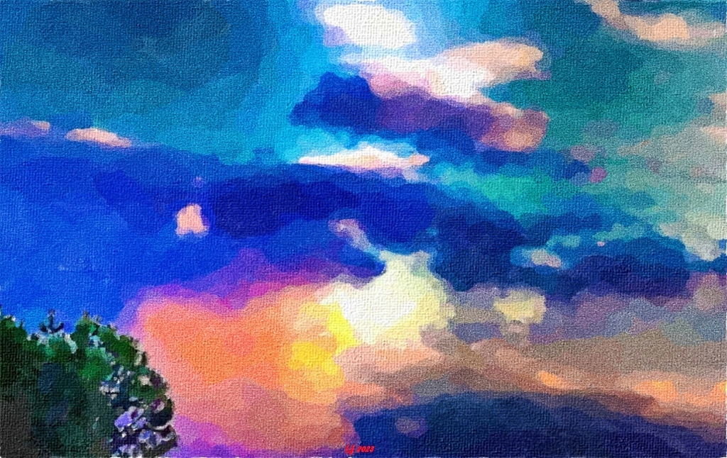 Tramonto con nubi