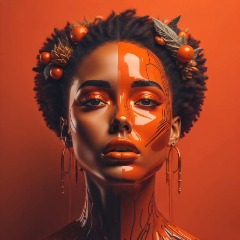 Orange woman