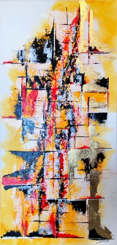 Astratto giallo 1