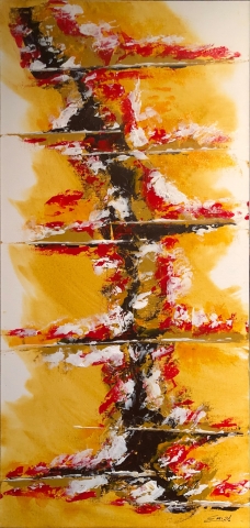 Astratto giallo 2