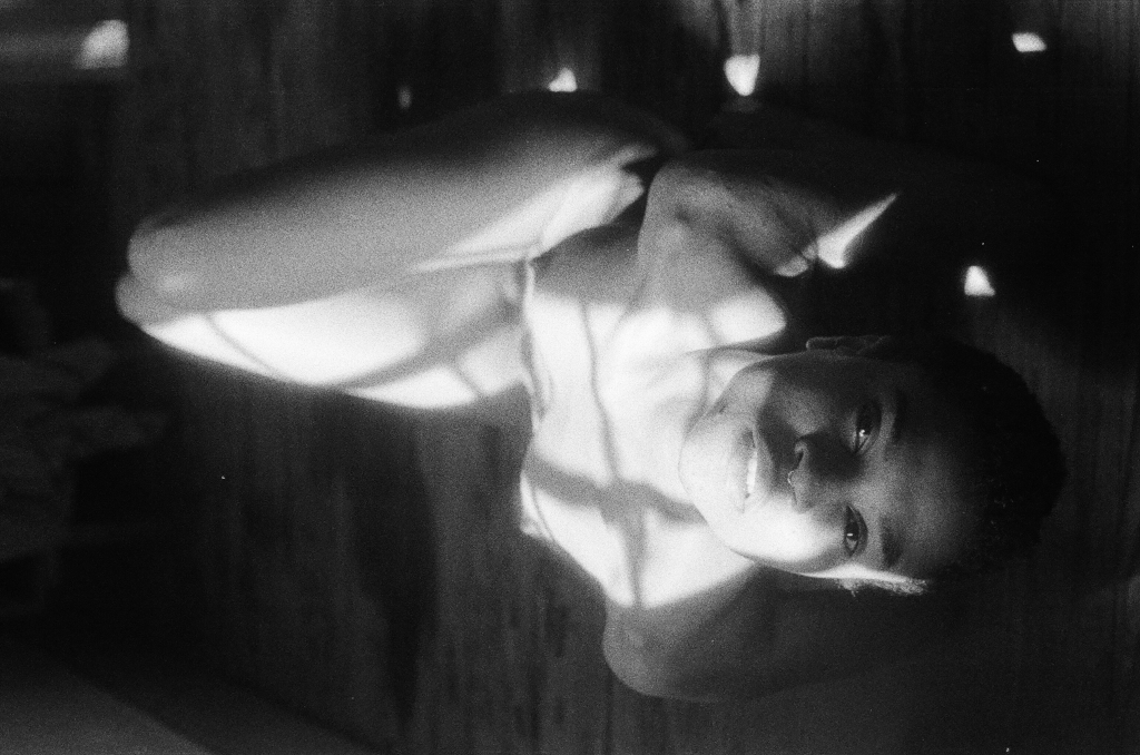 Xiomara's portrait in B&W