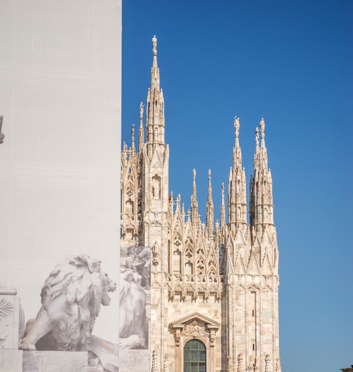 Scorcio di Duomo di Milano