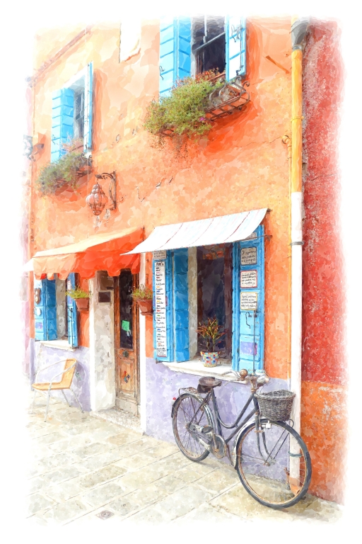 Casa colorata a Burano - Venezia