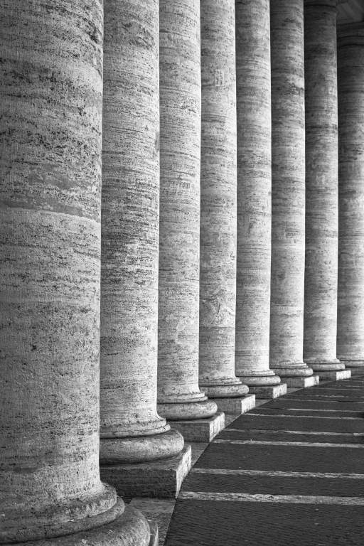Il colonnato di San Pietro