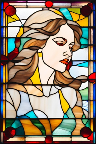 Mosaico di donna