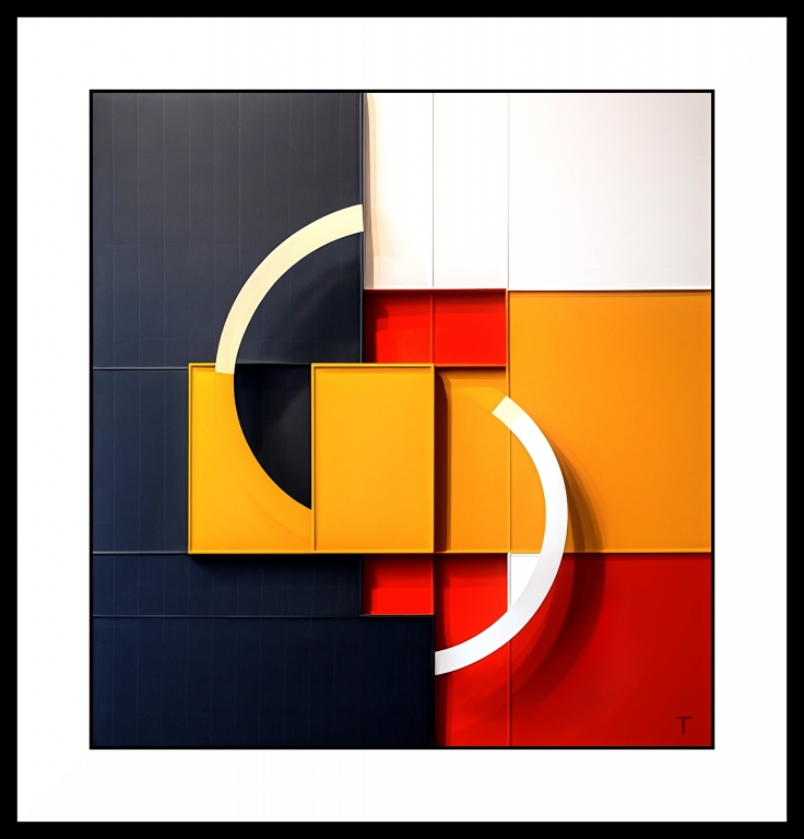 Mondrian Geometric Transformations