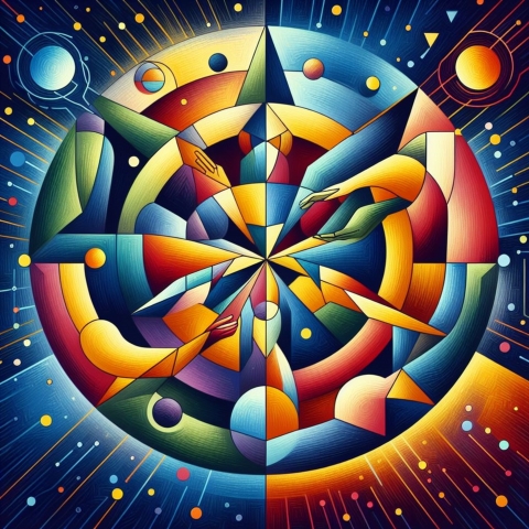 AMICIZIA - ARTE ASTRATTA - #1