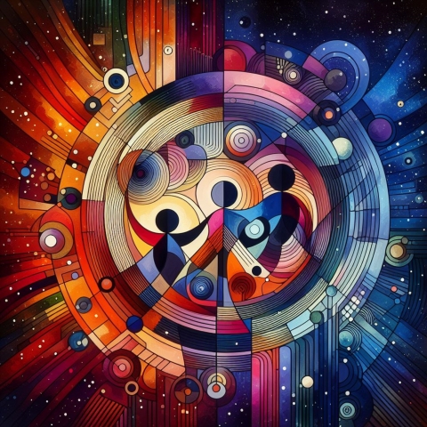AMICIZIA - ARTE ASTRATTA - #4