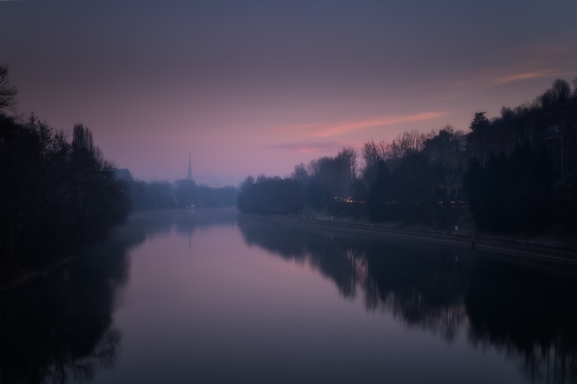 Alba sul Po