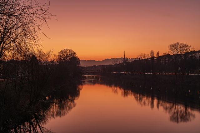 Tramonto vista Mole