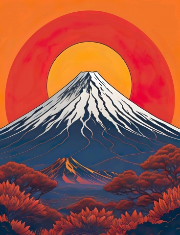 Orgoglio del monte fuji