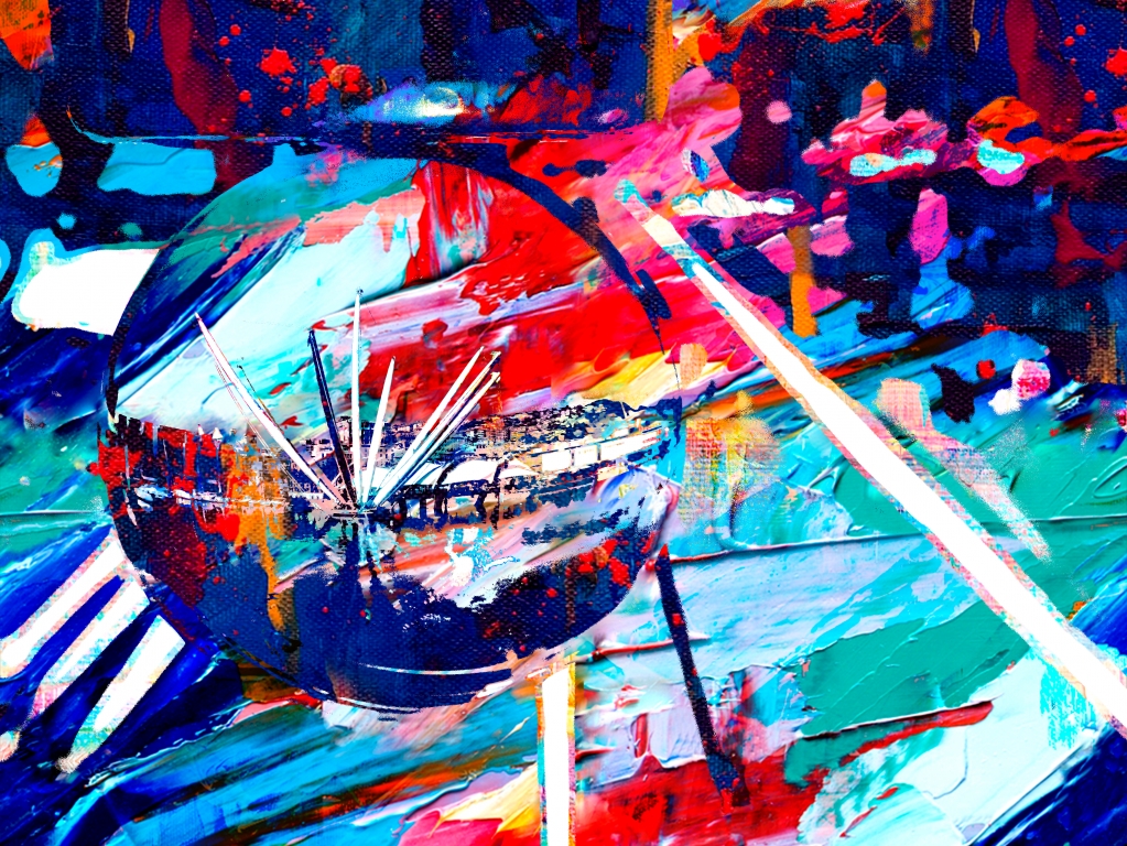 Genova in una sfera di colori