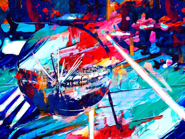 Genova in una sfera di colori