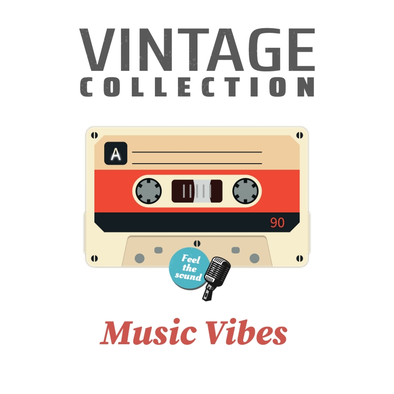 Grafica cassettina audio Vintage