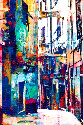 I colori dei vicoli di Genova