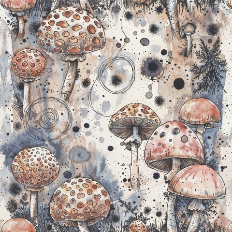 funghi astratti