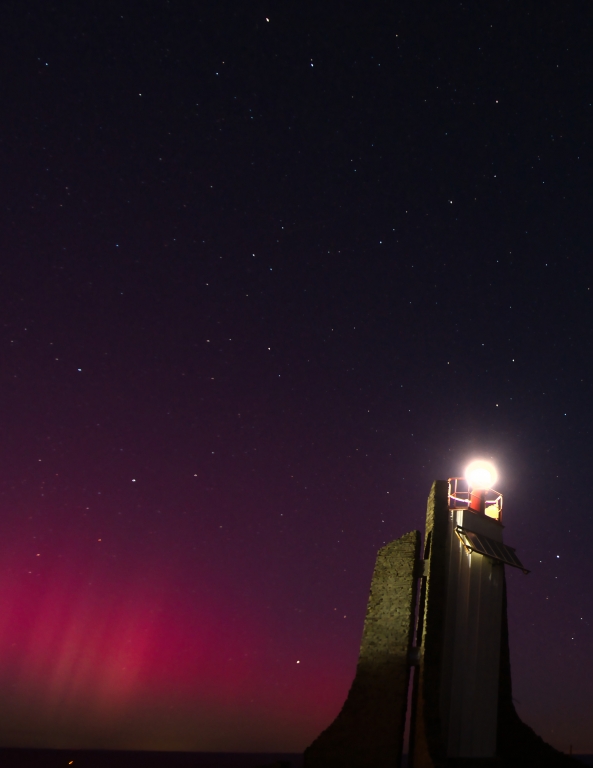 Aurora rossa a Cap Cerbère