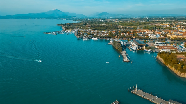 Beautiful scenery of Lago di Garda
