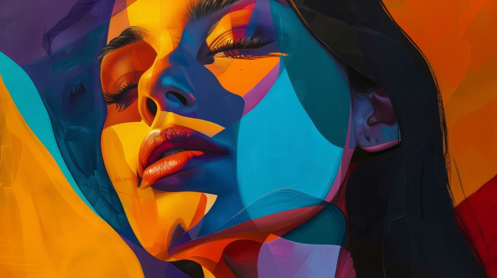 Woman in Artistic Abstraction