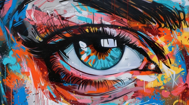 Street Art painting