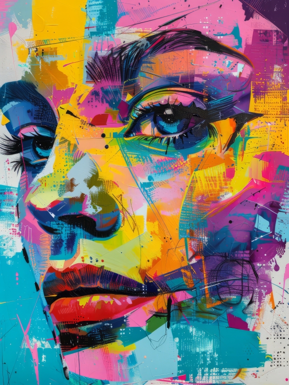 Abstract Woman Illustration
