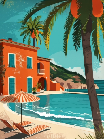 Italy Summer Adventure Poster