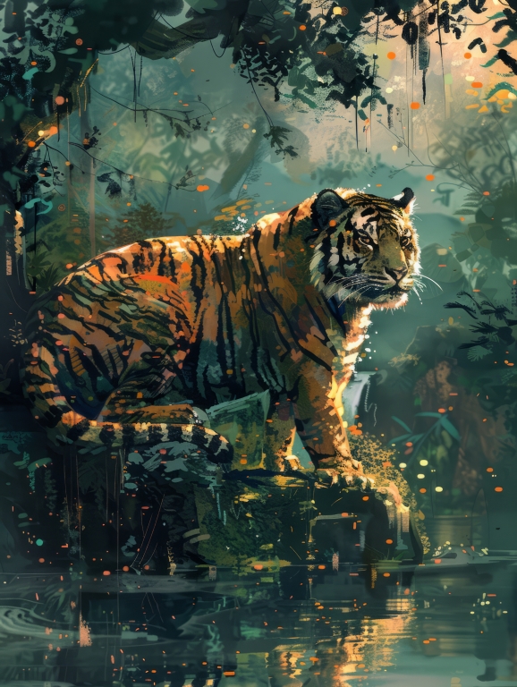 Tiger Art Print