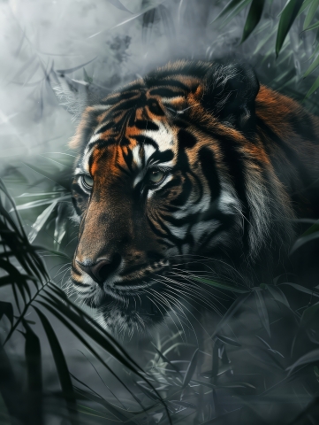 Amur tiger art