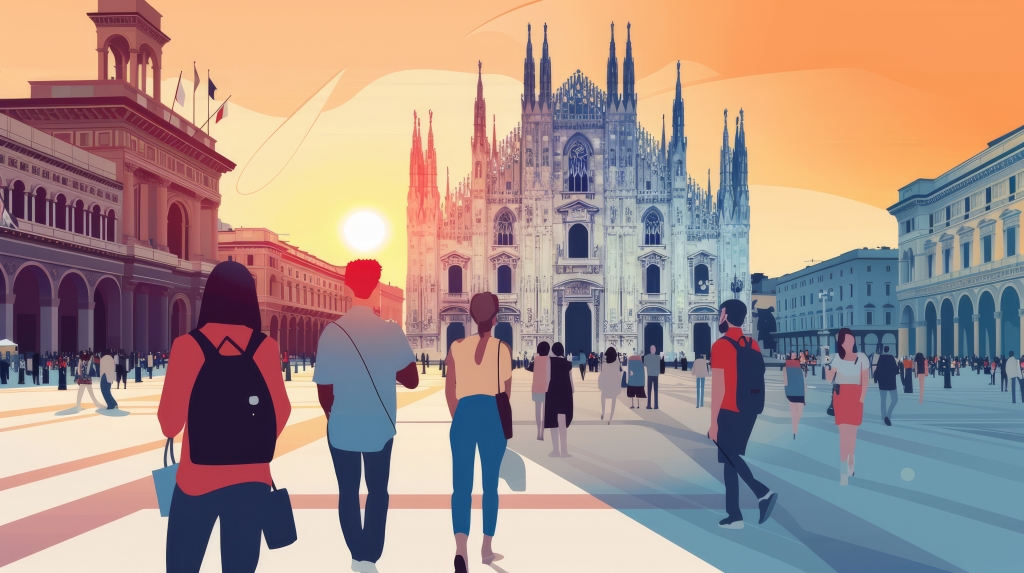 Milan Cathedral Art Print