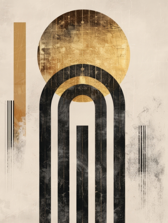 Boho Abstract Wall Art Prints