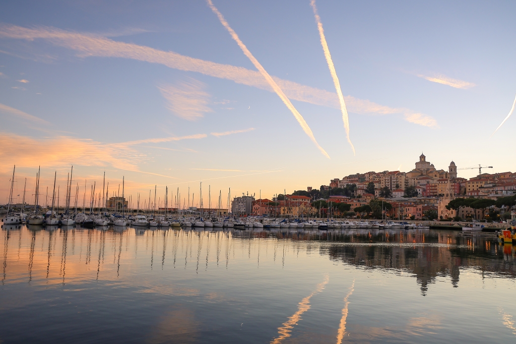 Imperia al tramonto.