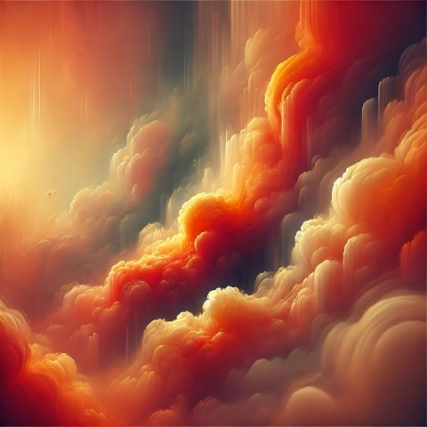 RED CLOUD - Incontro di colori di nuvole