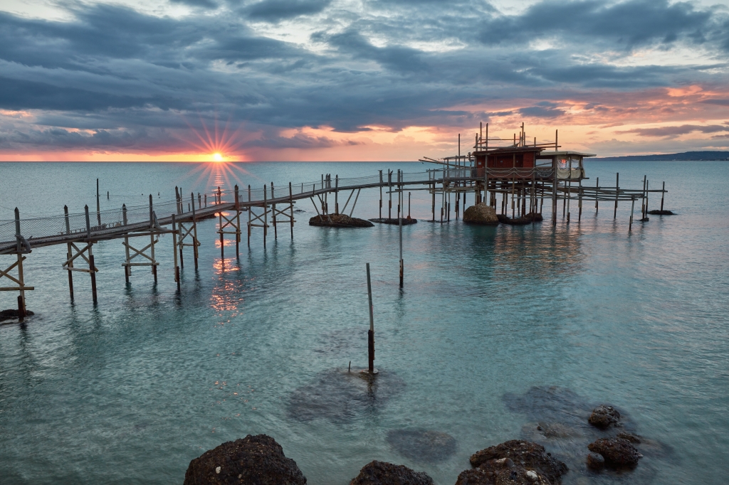 Trabocco all'alba