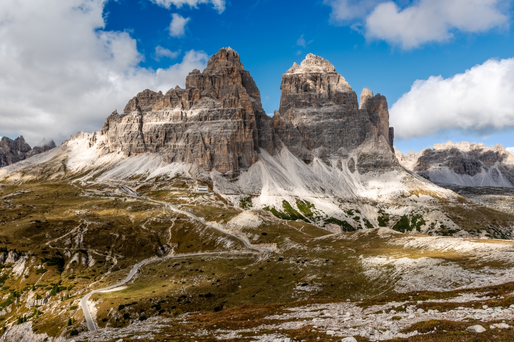 Tre Cime di Lavaredo e rifugio Auronzo