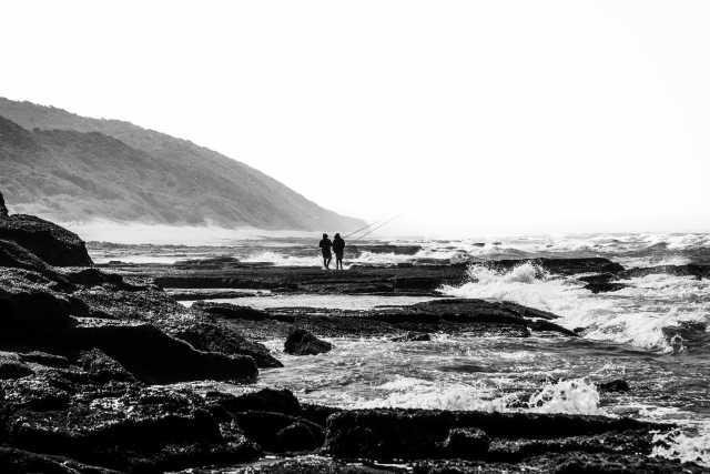 Pescatori a MIssion Rock