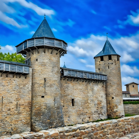 Cinta Muraria della Città Medievale di Carcassonne