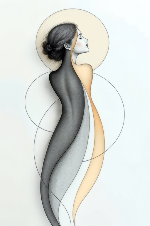 Donna di schiena