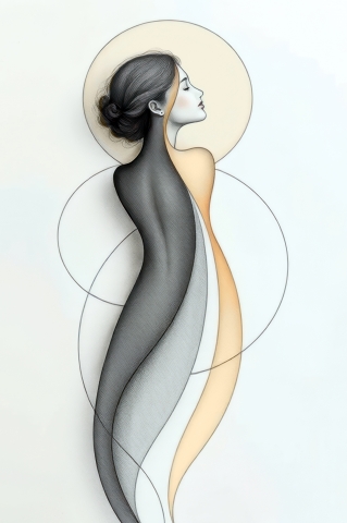 Donna di schiena · uboldo