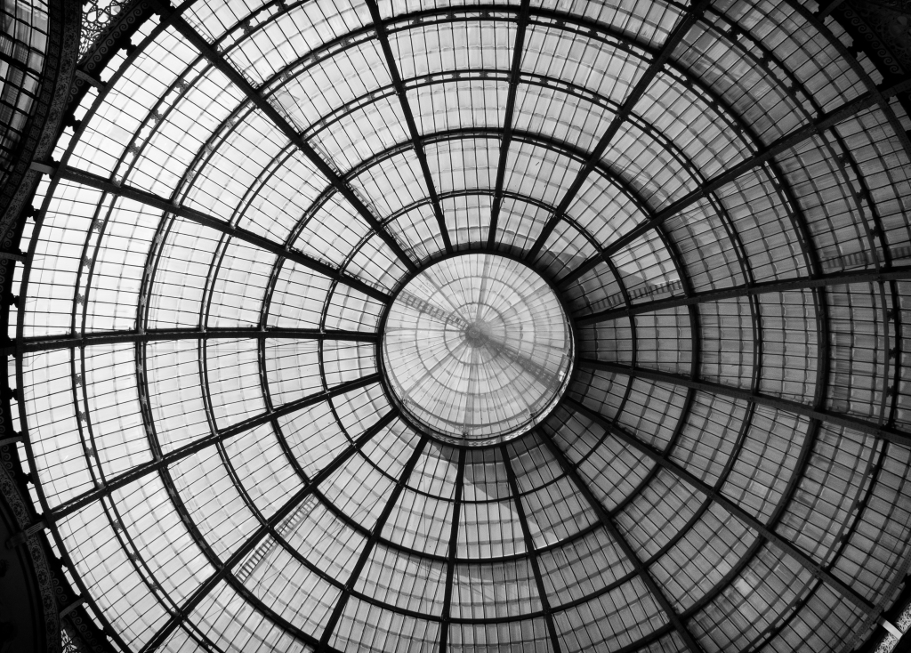 Intricate Dome of Milan's Galleria