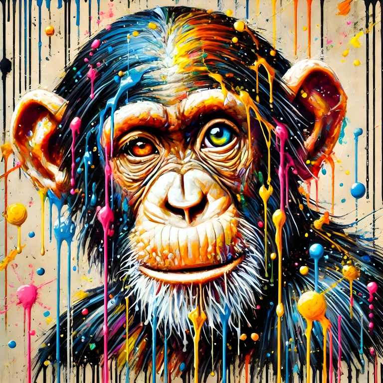Monkey Art Modern Art Pop Art Contemporary Art Prints