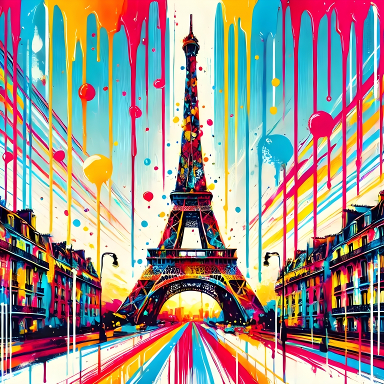 Paris Pop, arte contemporanea, pop art, città