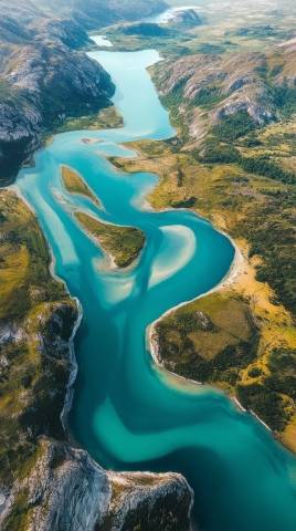 Minimalistic Aerial Landscapes