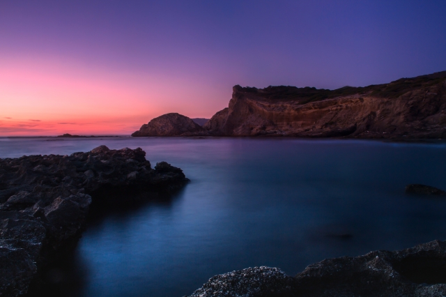 Enchanted Sunset on the Rocky Coast