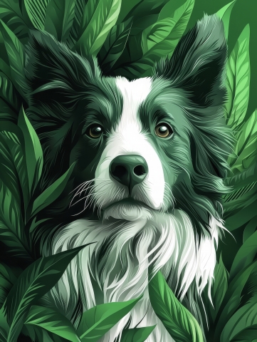Border Collie: Sguardo Intenso e Intelligente