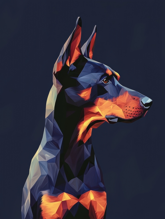 Ritratto di Doberman