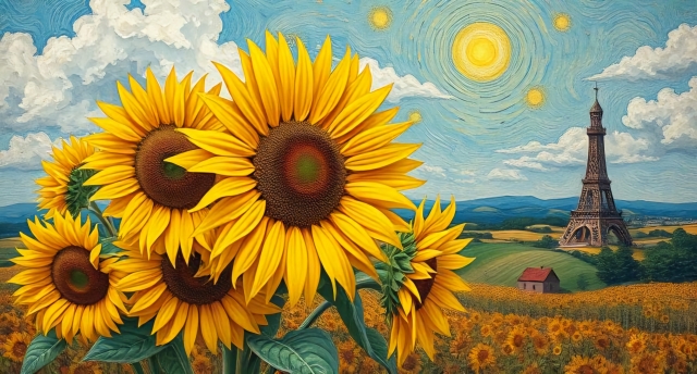 Tournesols à Paris