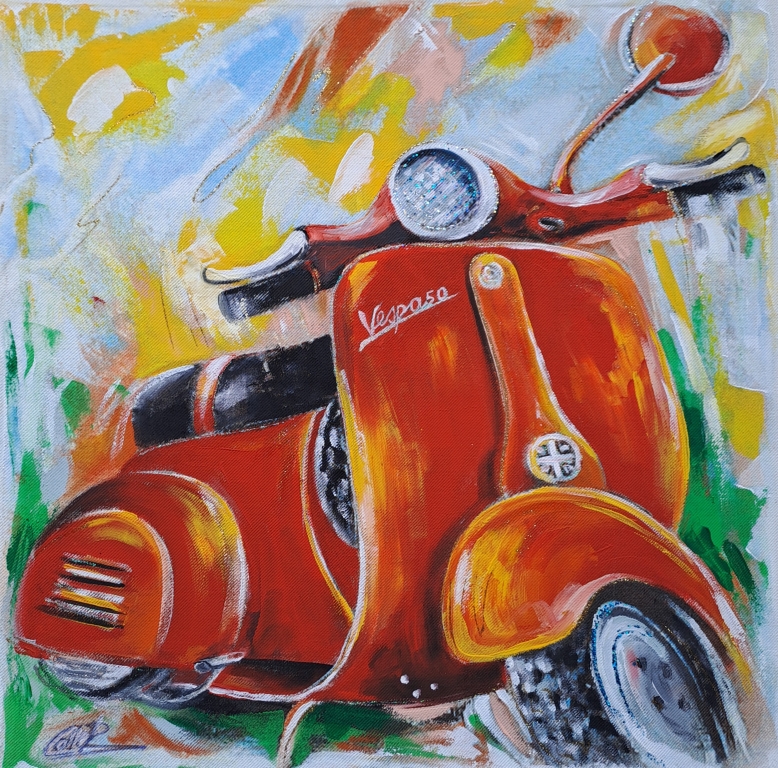 VESPA 50 ROSSA m° P.Colle