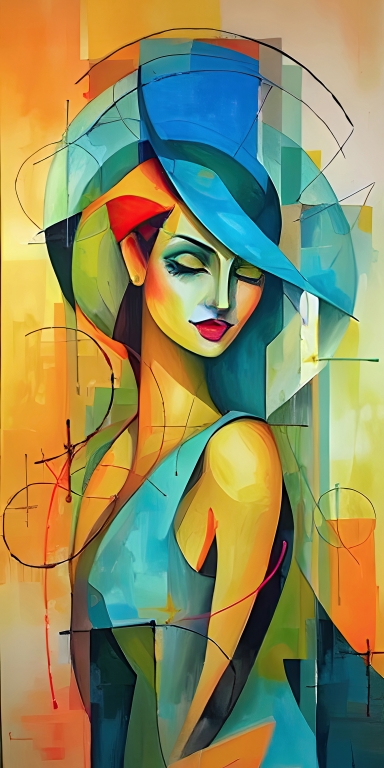 Donna con cappello